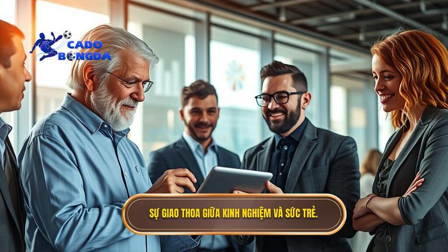 Sự giao thoa giữa kinh nghiệm và sức trẻ.