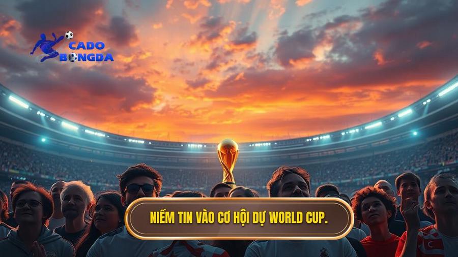 Niềm tin vào cơ hội dự World Cup.