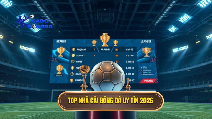 Bảng so sánh top nhà cái cá cược bóng đá uy tín 2026 nổi bật