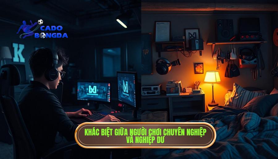 Sự khác biệt giữa người chơi chuyên nghiệp và nghiệp dư